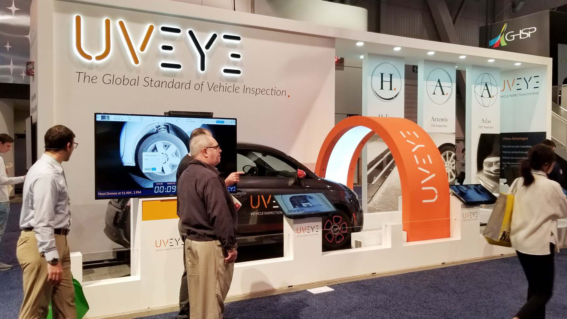 UVeye technology on display at the 2020 edition of CES. 