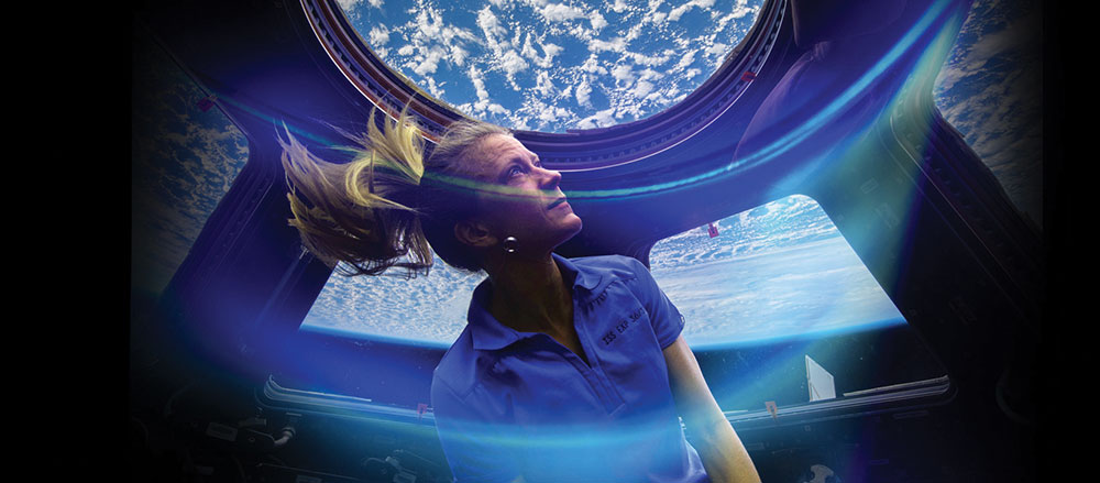 Karen Nyberg in International Space Station